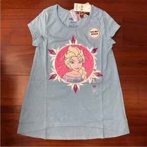 Disney Frozen Elsa and Anna Sequin Two-Way T-shirt